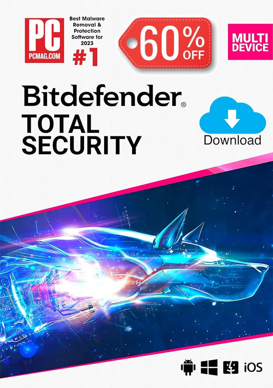 Total Security for WINDOWS, MAC, iOS and ANDROID 3 Devices 3 Years